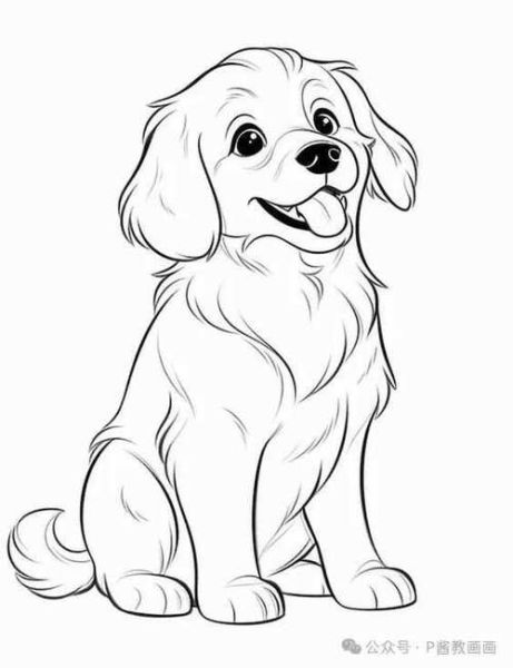 狗属相生肖简笔画大全