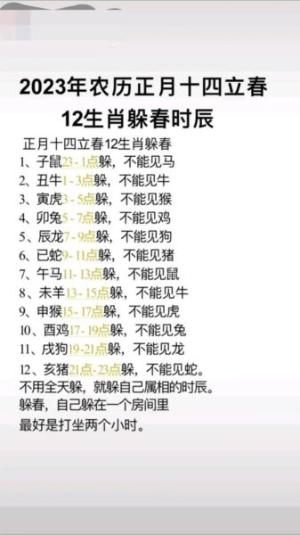 立春属相是什么生肖（立春当天属什么生肖速查）